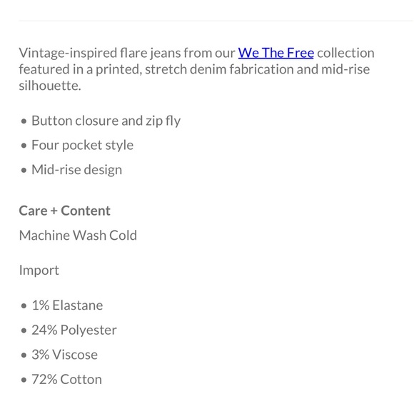 NWT Free People Dream Lover Flares - Picture 6 of 16